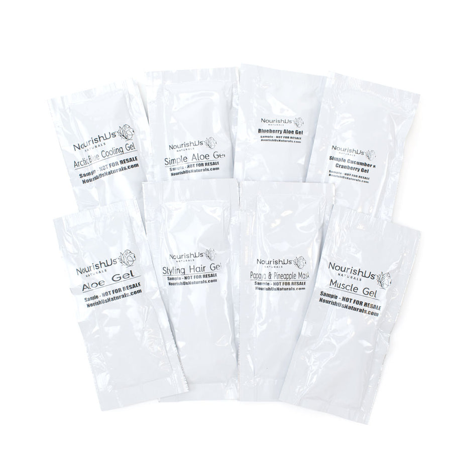 Aloe Gels Collection Samples | NourishUs Naturals