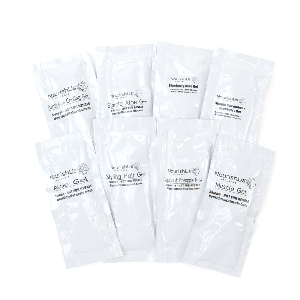 Aloe Gels Collection Samples