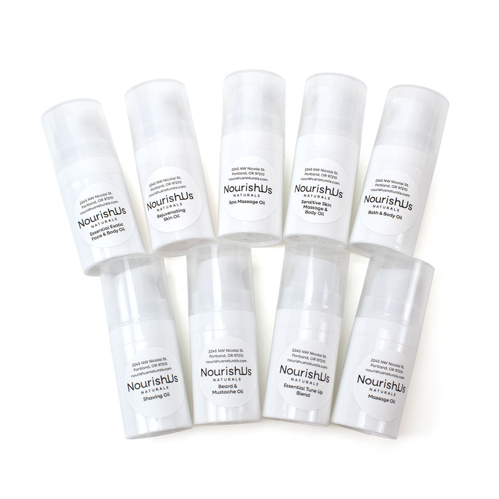 Carrier Oil Blends Collection Samples