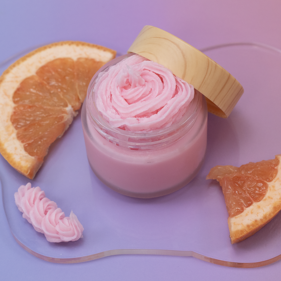 Pink Grapefruit Whipped Soap