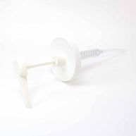 Pump with White Ribbed PP Lid 110-400 for Wide Mouth Gallon Jars