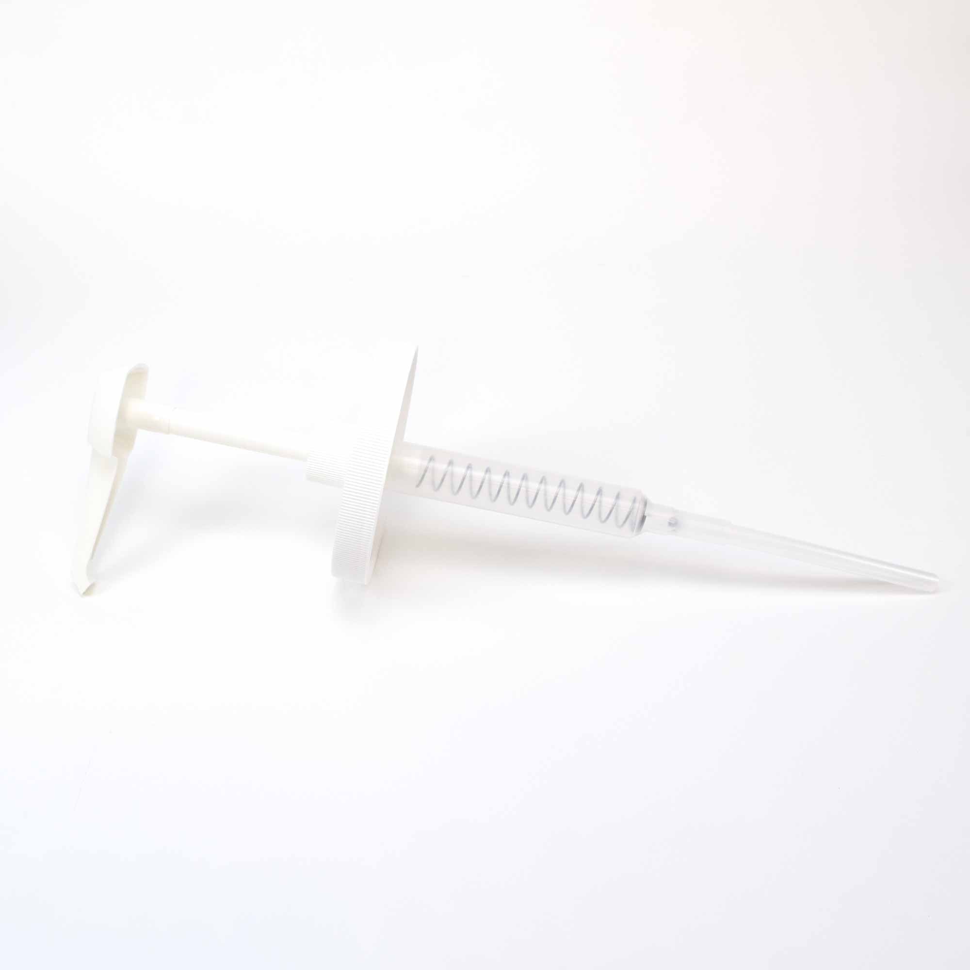 Pump with White Ribbed PP Lid 110-400 for Wide Mouth Gallon Jars